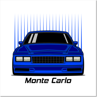 Racing Blue Monte Carlo Art Posters and Art